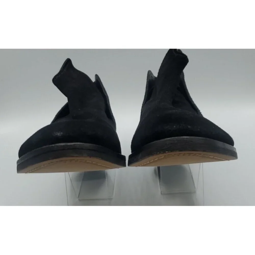 Dolce Vita Boots Trist Black Suede Ankle Slip On Booties Size 10